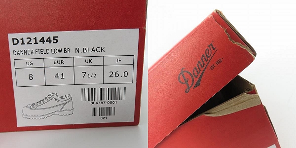 実際に弊社で買取させて頂いたDanner×BRIEFING/ダナー×ブリーフィング DANNER FIELD LOW BR D121445/26の画像 9枚目