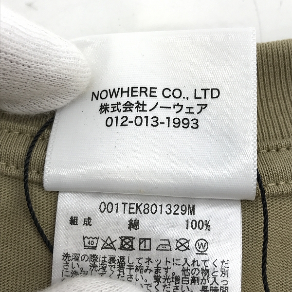 実際に弊社で買取させて頂いた【未使用】A BATHING APE/アベイジングエイプ STA HOUNDSTOOTH BY BATHING APE RELAXED FIT TEE/Tシャツ/Sの画像 3枚目