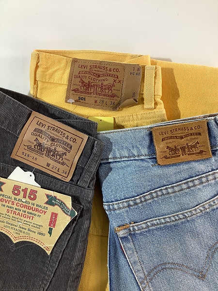 実際に弊社で買取させて頂いた【おまとめ/未使用含む】Levi's/リーバイス デニム/カラーパンツ/コーデュロイパンツ 他の画像 1枚目