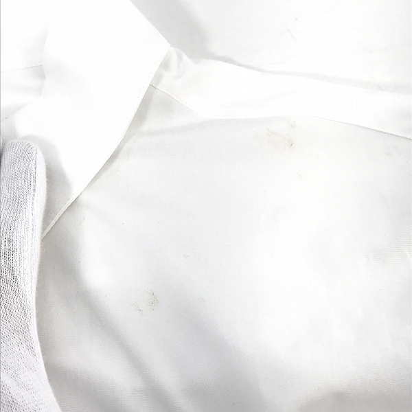 実際に弊社で買取させて頂いたSAINT LAURENT/サンローラン コットン 長袖シャツ 481699 Y227W/F34の画像 7枚目