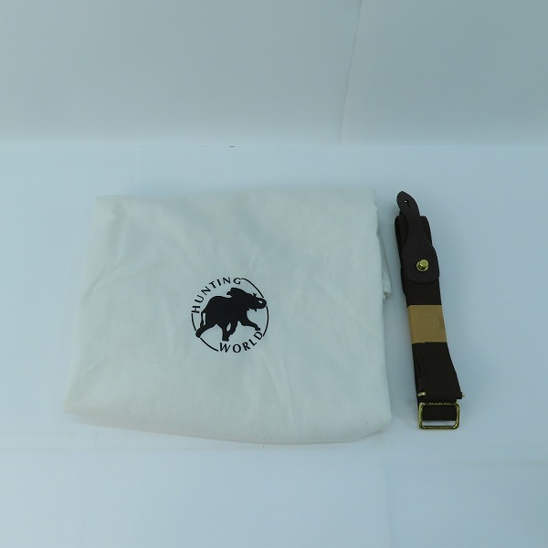 実際に弊社で買取させて頂いたHUNTING WORLD/ハンティングワールド レザー ビジネスバッグ/ショルダーバッグの画像 9枚目