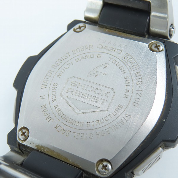 実際に弊社で買取させて頂いたG-SHOCK/Gショック MT-G 電波ソーラー MTG-1200-1AJFの画像 4枚目