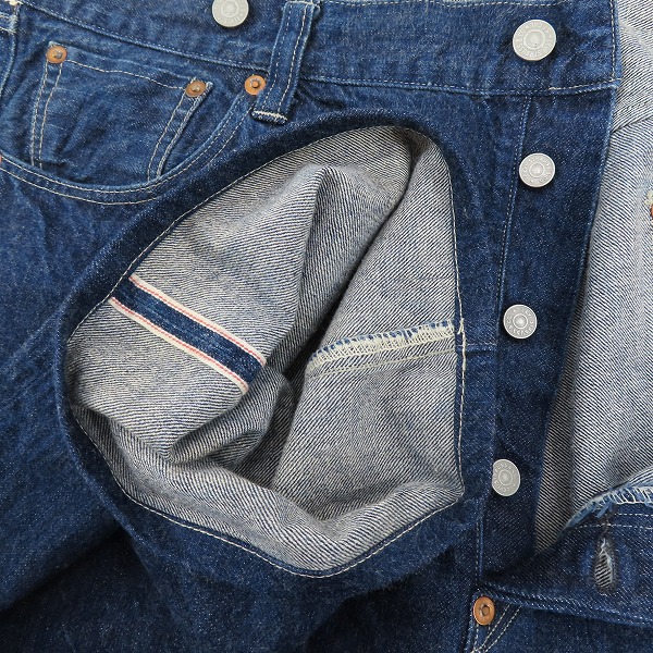 実際に弊社で買取させて頂いたLEVI'S/リーバイス 501XX 1927年モデル/復刻 日本製 バック シンチ デニムパンツ/ジーンズ 27501-0003/W36L36の画像 2枚目