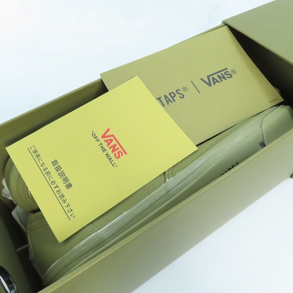 実際に弊社で買取させて頂いたWTAPS×VANS/ダブルタップス×バンズ OG AUTHENTIC LX/ 212BWVND-FWMO1S/27の画像 7枚目