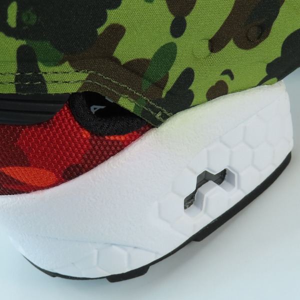 実際に弊社で買取させて頂いた【未使用】A BATHING APE×Reebok /アベイシングエイプ×リーボック Instapump Fury OG Multi Color Q47370/24.5の画像 7枚目