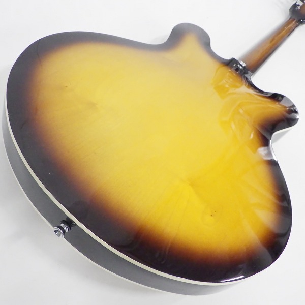 実際に弊社で買取させて頂いた★Tony Smith/トニースミス SA-380/VS ES-335タイプ セミアコ エレキギター ハードケース付の画像 7枚目