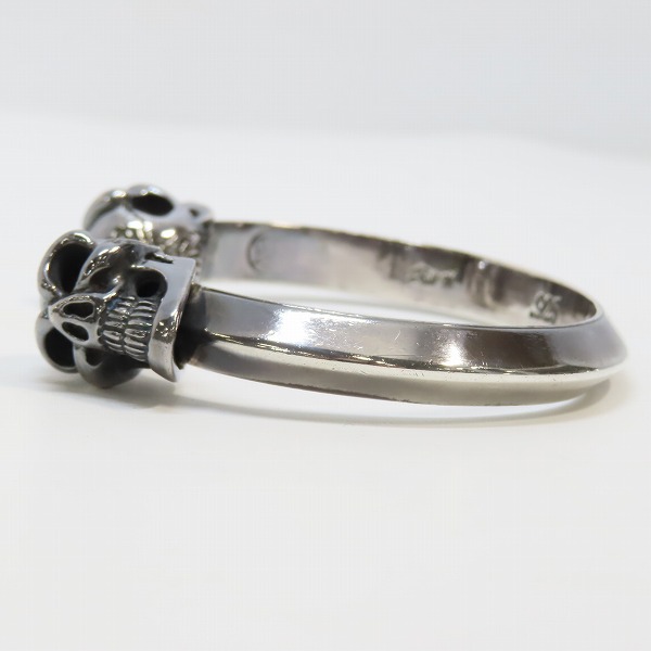 実際に弊社で買取させて頂いたBWL/ビルウォールレザー Good Luck Skull/グッドラックスカル トライアングル バングルの画像 2枚目