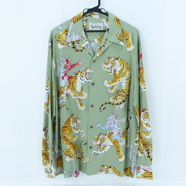 実際に弊社で買取させて頂いたWACKO MARIA×TIM LEHI/ワコマリア×ティムリーハイ 23AW HAWAIIAN SHIRT/長袖シャツ/XL