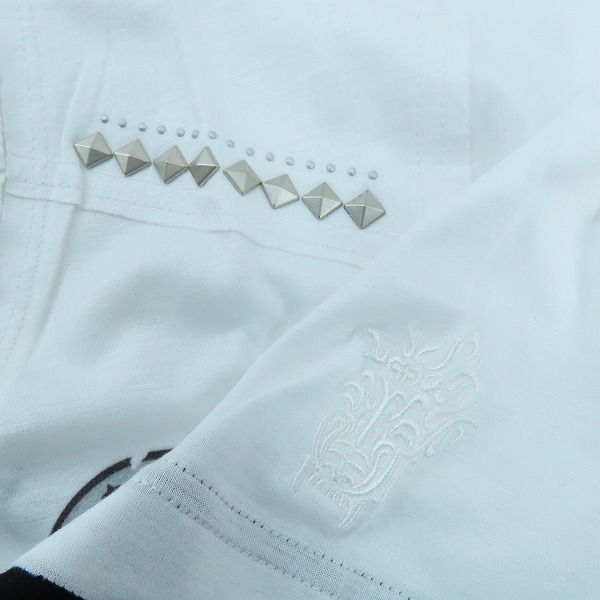 実際に弊社で買取させて頂いたRoen×SANRIO/ロエン×サンリオ クラッシュハローキティ スタッズ Tシャツ 75047801 /48の画像 5枚目