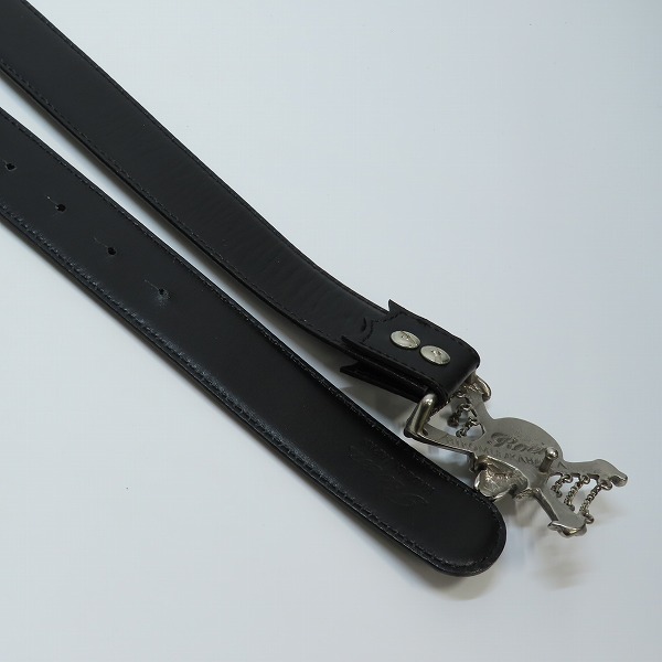実際に弊社で買取させて頂いたRoen/ロエン スカル バックル レザーベルトの画像 3枚目