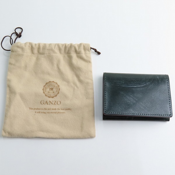 実際に弊社で買取させて頂いたGANZO/ガンゾ ブライドルレザー 名刺入れ の画像 6枚目