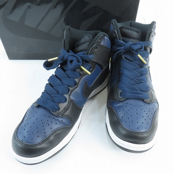 実際に弊社で買取させて頂いたNIKE×FRAGMENT DESIGN/ナイキ×フラグメントデザイン DUNK HI/ダンク ハイ ミッドナイトネイビー DJ0383-400/27