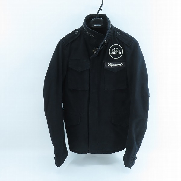 実際に弊社で買取させて頂いたHYSTERIC GLAMOUR/ヒステリックグラマー M-65 フィールドジャケット SMOKIN KILLS 4AB-1261/S