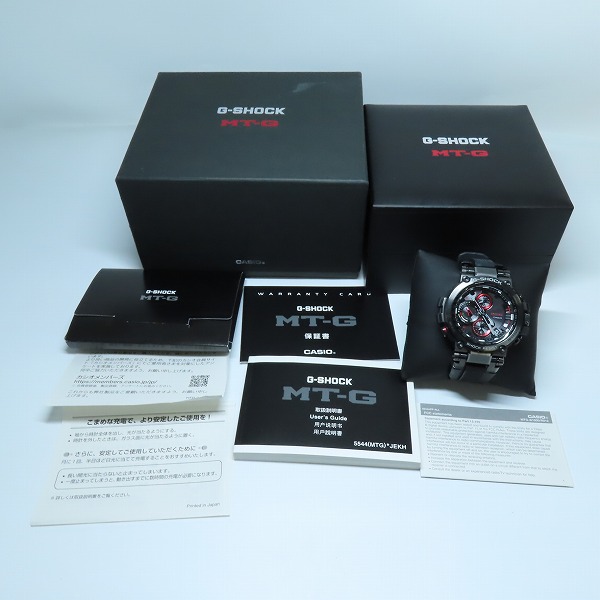 実際に弊社で買取させて頂いたG-SHOCK/Gショック MT-G Bluetooth搭載 電波ソーラー MTG-B1000B-1AJFの画像 9枚目