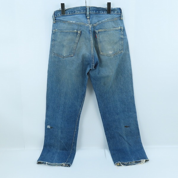 実際に弊社で買取させて頂いたLEVI'S/リーバイス ヴィンテージ 501 刻印E/点々 ビッグE 均等V/足長R ボタンフライ デニムパンツの画像 1枚目