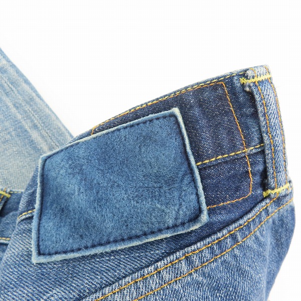 実際に弊社で買取させて頂いたvisvim/ビズビム SOCIAL SCULPTURE DENIM 03 DAMAGED-10/03D10 デニムパンツ ジーンズ ダメージ加工 0116305005002 W32 L30の画像 2枚目