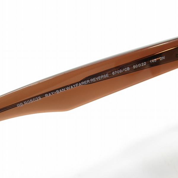 実際に弊社で買取させて頂いたRay-Ban/レイバン Wayfarer Reverse/ウェイファーラーリバース サングラス RB R0502Sの画像 4枚目
