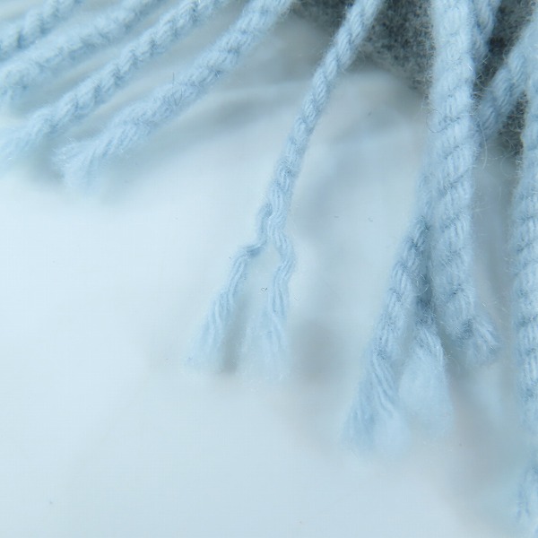 実際に弊社で買取させて頂いたDunhill LONDON/ダンヒル ロンドン ロゴ カシミア100% マフラーの画像 4枚目