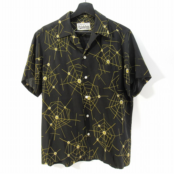 実際に弊社で買取させて頂いたWACKO MARIA/ワコマリア 半袖 オープンシャツ アトミックスパイダー/M