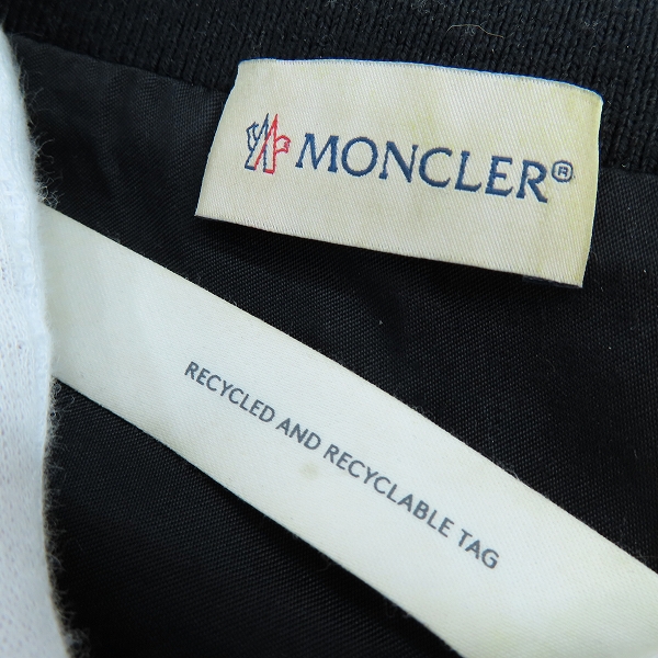 実際に弊社で買取させて頂いたMONCLER×Fragment/モンクレール×フラグメント 切り替え 刺繍 スカジャン ブラック G209U8G00004 809F4/Lの画像 6枚目