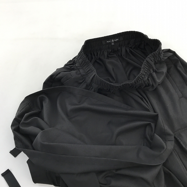実際に弊社で買取させて頂いたNO ID.BLACK/ノーアイディー ギャザーバギーカーゴトラウザーズパンツ 453006-525P/2の画像 5枚目