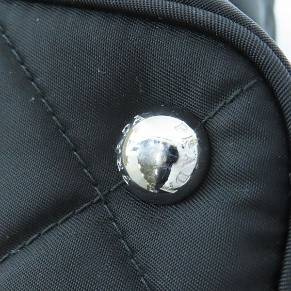実際に弊社で買取させて頂いたPRADA/プラダ TESSUTO IMPUNTU/チェーンキルティングトートバッグ/ショルダーバッグ 1BG740の画像 7枚目