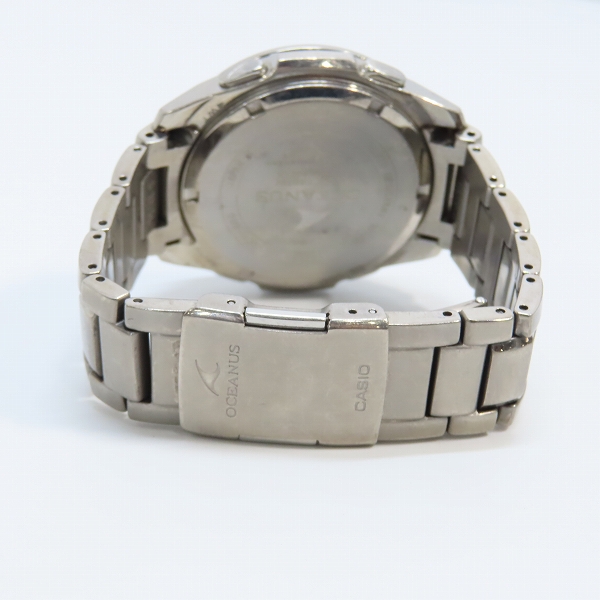 実際に弊社で買取させて頂いたCASIO/カシオ OCEANUS/オシアナス タフソーラー クロノグラフ 腕時計 OCW-600の画像 2枚目