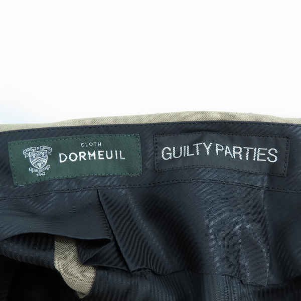 実際に弊社で買取させて頂いたWACKO MARIA/ワコマリア DORMEUIL/ドーメル テーラード ジャケット/パンツ セットアップ ベージュ L/XLの画像 6枚目