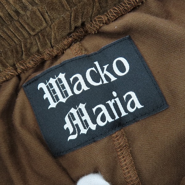 実際に弊社で買取させて頂いたWACKO MARIA/ワコマリア 24SS ベルベットトラックパンツ /Lの画像 3枚目