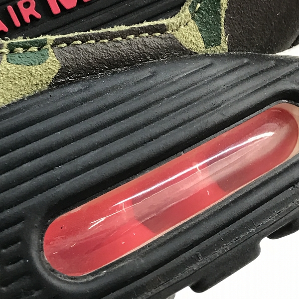実際に弊社で買取させて頂いたNIKE×atmos/ナイキ×アトモス AIR MAX 90 SP REVERSE DUCK CAMO/リバース ダック カモ CW6024-600/28.5の画像 7枚目