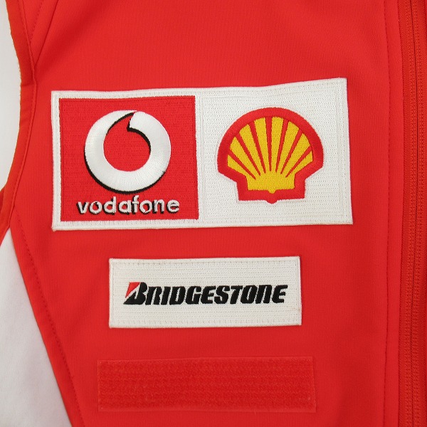 実際に弊社で買取させて頂いたPUMA×FERRARI/プーマ×フェラーリ ジップアップ ベスト/Mの画像 5枚目