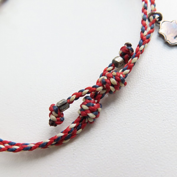 実際に弊社で買取させて頂いた(1)AMP JAPAN/アンプジャパン ホースシュー ブレスレット レッド/ネイビーの画像 7枚目