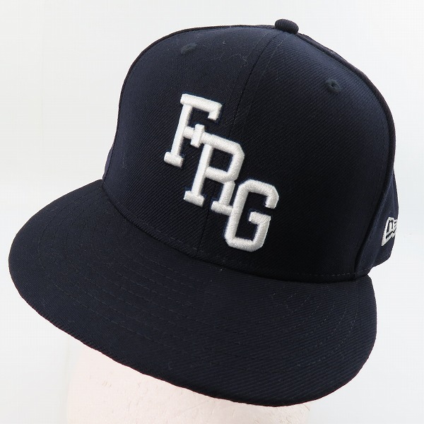 実際に弊社で買取させて頂いたFRAGMENT DESIGN×NEW ERA/フラグメントデザイン×ニューエラ 59FIFTY FRG ロゴ刺繍 キャップ