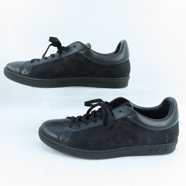 実際に弊社で買取させて頂いたLouis Vuitton/ルイヴィトン ルクセンブルクライン 2019 モノグラム レザースニーカー MS0179/9.5の画像 3枚目