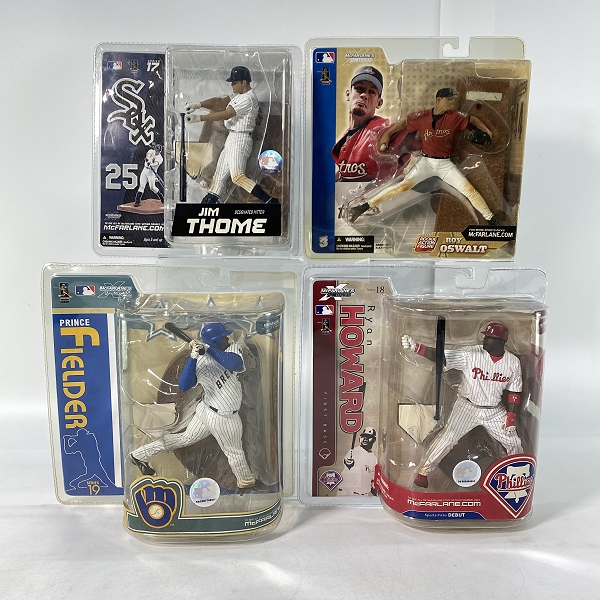 実際に弊社で買取させて頂いた【未開封】McFARLANE TOYS/マクファーレントイズ ライアン・ハワード/プリンス・フィルダー 他 フィギュア/4体セット