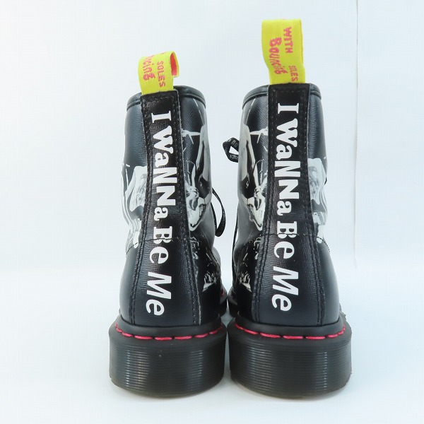 実際に弊社で買取させて頂いたDr.Martens/ドクターマーチン SEX PISTOLS BACKHAND STRAW GRAIN 8ホールブーツ/1460 SXP/UK8の画像 1枚目