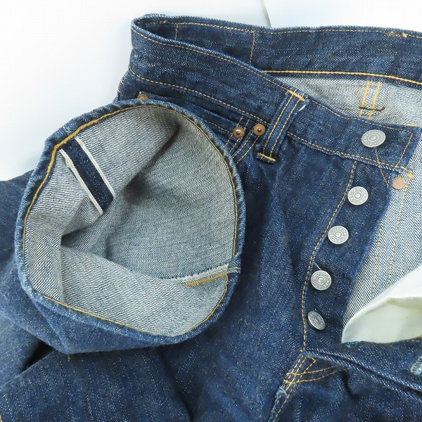 実際に弊社で買取させて頂いたTHE FLAT HEAD/フラットヘッド 10周年記念モデル デニムパンツ Lot.5100XX/W32L36の画像 4枚目