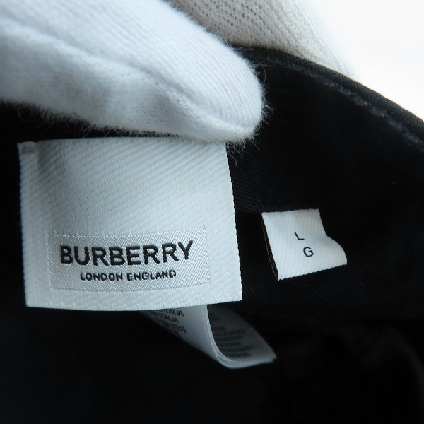 実際に弊社で買取させて頂いた【JPタグ】BURBERRY/バーバリー TBロゴ刺繍 ベースボールキャップ 8024037/Lの画像 5枚目