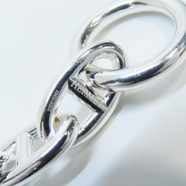 実際に弊社で買取させて頂いたHERMES/エルメス シェーヌダンクルGM 29リンク ネックレス の画像 4枚目