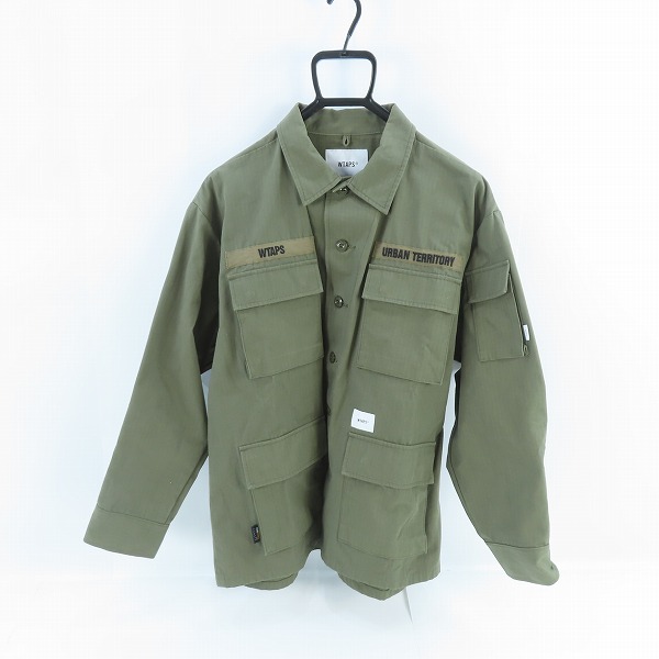 実際に弊社で買取させて頂いたWTAPS/ダブルタップス ジャングル 20AW JUNGLE/LS/NYCO.RIPSTOP. CORDURA ジャングル ジャケット 202WVDT-SHM01/02