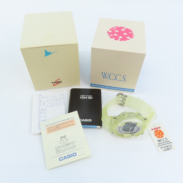 実際に弊社で買取させて頂いたG-SHOCK/G-ショック WCCS/98年サンゴ礁 FROGMAN/フロッグマン/DW-8201WC-7T【動作未確認】の画像 5枚目