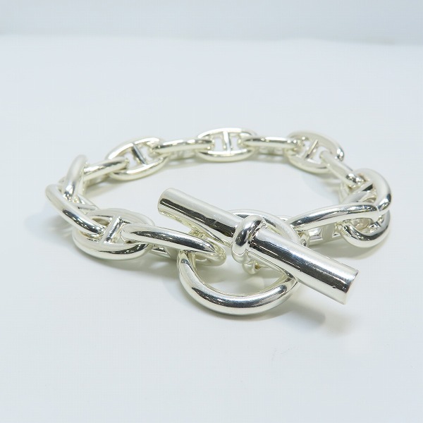 実際に弊社で買取させて頂いた【現行刻印】HERMES/エルメス シェーヌダンクルGM 14LINK の画像 3枚目