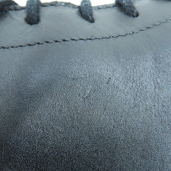 実際に弊社で買取させて頂いたMAISON KITSUNE/メゾンキツネ レザーレースアップブーツ LM04311LC0041-P199/41の画像 6枚目