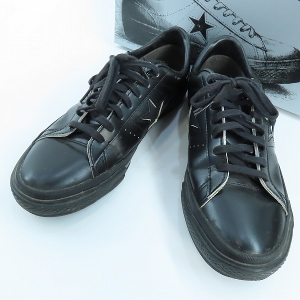 実際に弊社で買取させて頂いたCONVERSE/コンバース ONE STAR BLACK-M OX/ワンスター スニーカー 1C098/27.0
