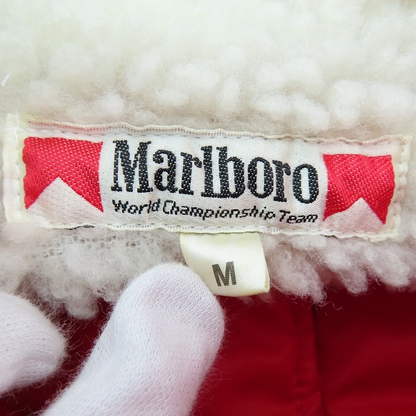 実際に弊社で買取させて頂いた Marlboro world championship/マルボロワールドチャンピオンシップチーム ベンチコート/Mの画像 2枚目