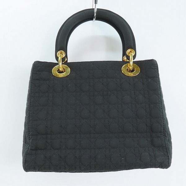 実際に弊社で買取させて頂いたChristian Dior/クリスチャンディオール レディディオール カナージュ ハンド バッグの画像 1枚目