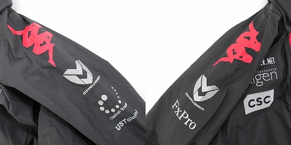 実際に弊社で買取させて頂いた(2)kappa/カッパ Formula1/F1 virgin racing/ヴァージンレーシング ジャケット/XXLの画像 7枚目