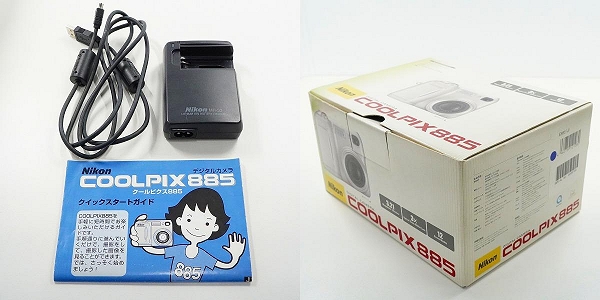 実際に弊社で買取させて頂いたNikon/ニコン COOLPIX 885 コンパクトデジタルカメラ 動作確認済みの画像 9枚目