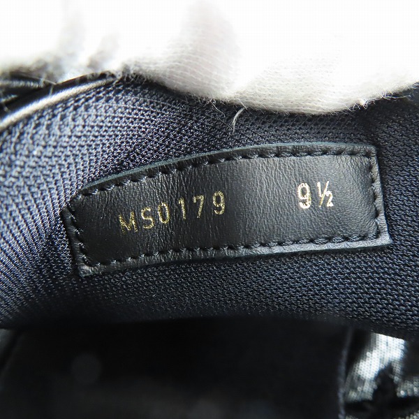 実際に弊社で買取させて頂いたLouis Vuitton/ルイヴィトン ルクセンブルクライン 2019 モノグラム レザースニーカー MS0179/9.5の画像 5枚目