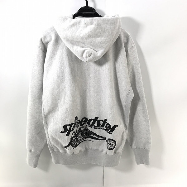 実際に弊社で買取させて頂いたHYSTERIC GLAMOUR/ヒステリックグラマー SPEEDSTER プリント ジップアップ パーカー 02233CF03 /Lの画像 1枚目